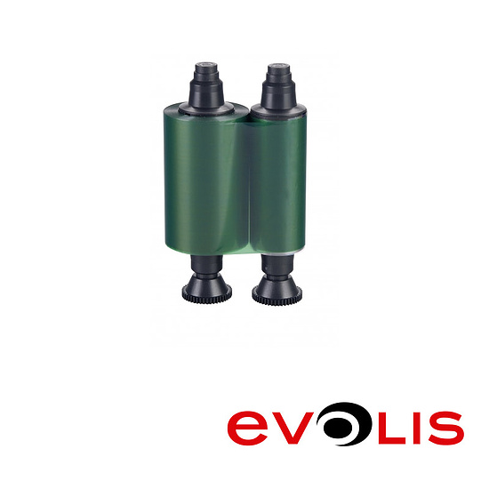Evolis Monochromband Grün R2014, 1000 Druckseiten / Rolle 