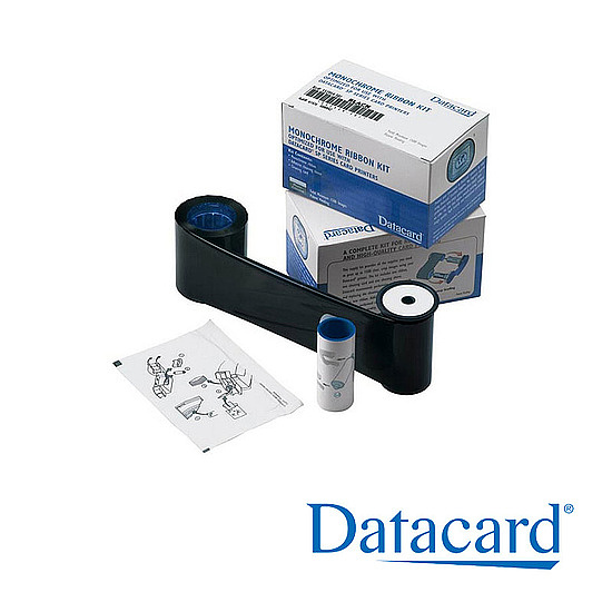 Datacard Monochromband Schwarz K 532000-053, 1500 Druckseiten / Rolle 