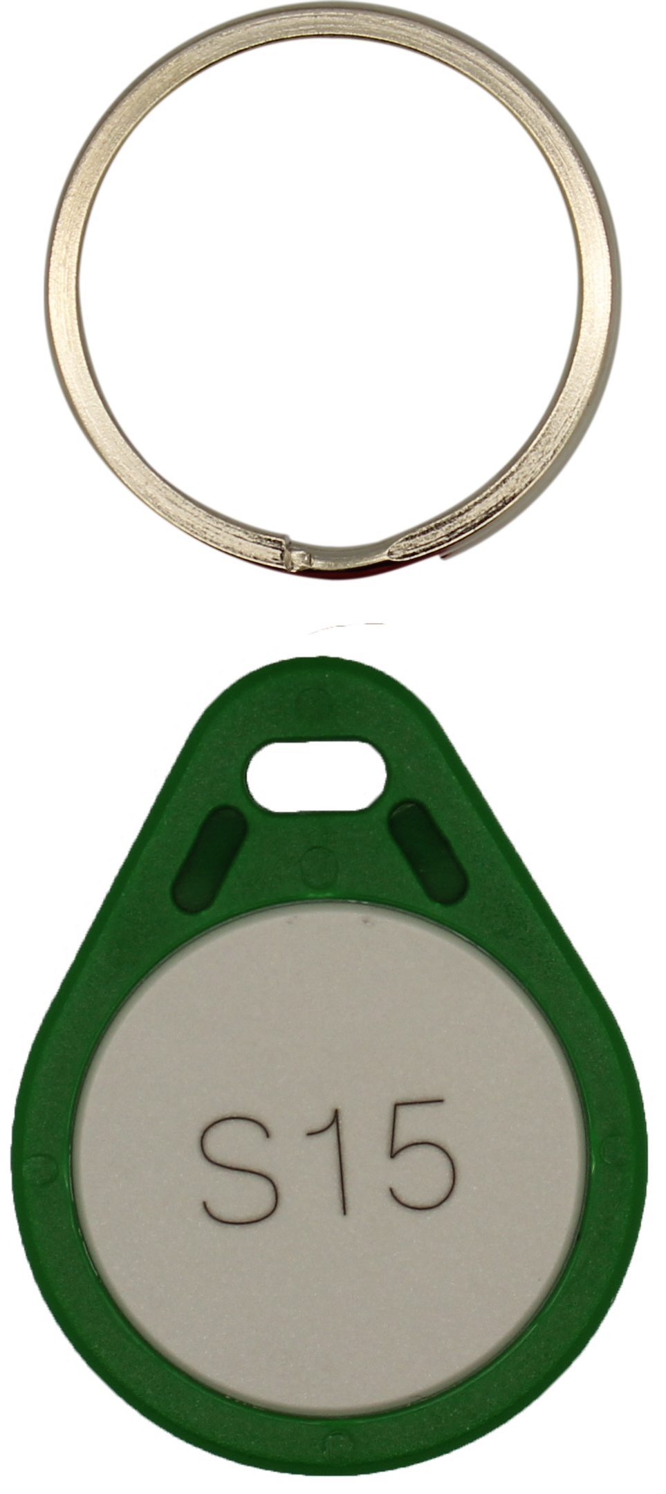 S-Schlüsselanhänger COGARD 3000/3000+ grün,  graviert 