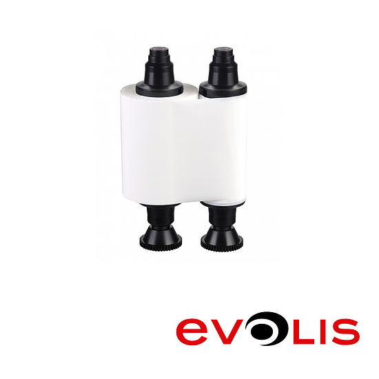 Evolis Monochromband Weiß R2015, 1000 Druckseiten / Rolle 